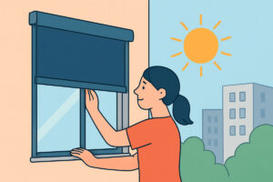Screen-kaihtimet aurinkoenergian torjuntaan ulkona